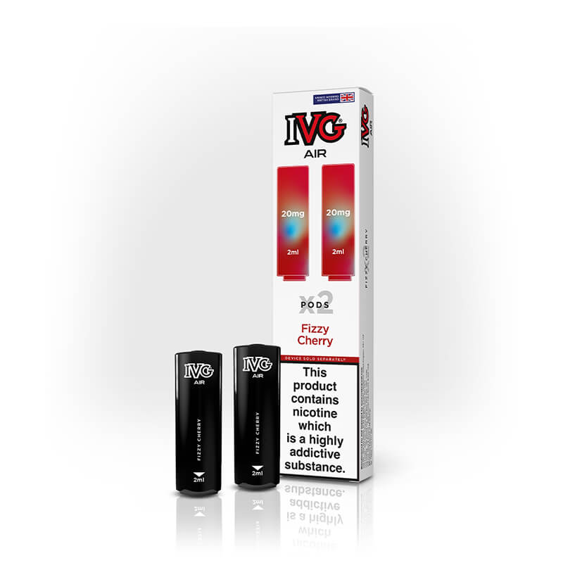 IVG Air Fizzy Cherry Prefilled Vape Pods - 20mg