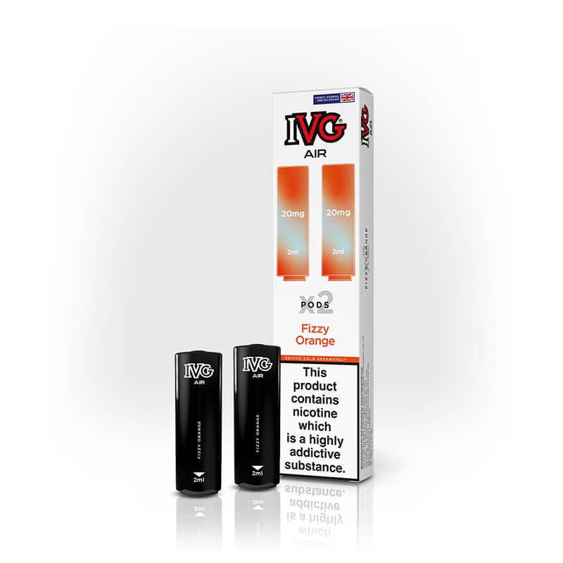 IVG Air Fizzy Orange Prefilled Vape Pods - 20mg