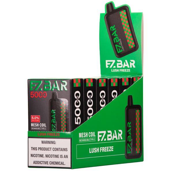 BUY 1 GET 1 FREE Lush Freeze EZBAR 5000 | Vape Amazon India