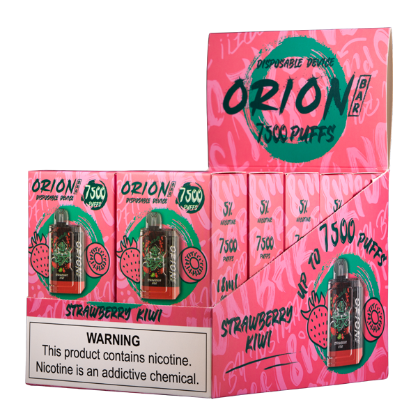 BUY 1 GET 1 FREE Strawberry Kiwi Orion Bar 7500 | Vape Amazon India