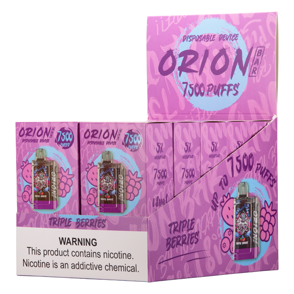 BUY 1 GET 1 FREE Triple Berries Orion Bar 7500 | Vape Amazon India