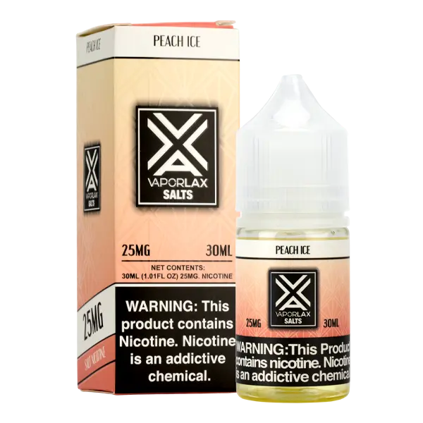 BUY 1 GET 1 FREE Peach Ice VaporLax Salt | Vape Amazon India VaporLax