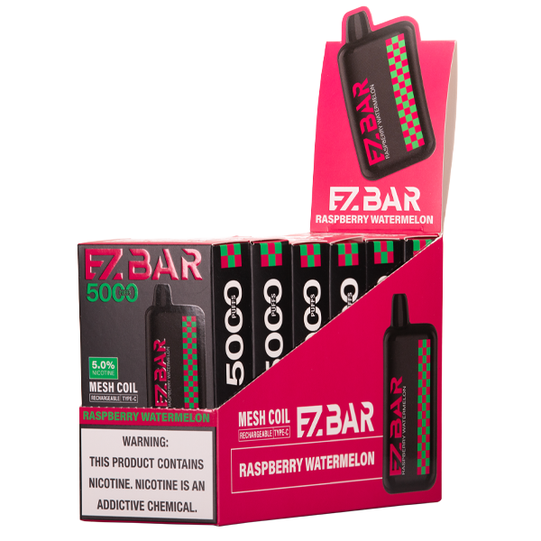 BUY 1 GET 1 FREE Raspberry Watermelon EZBAR 5000 | Vape Amazon India