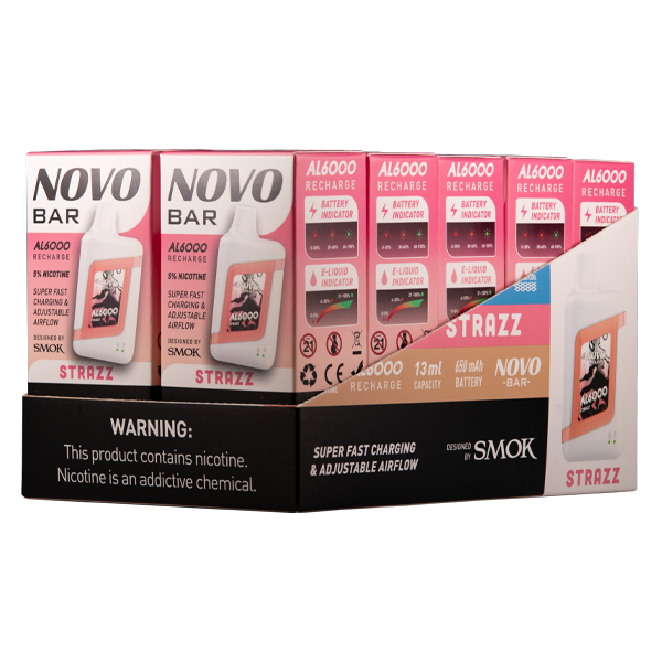 BUY 1 GET 1 FREE Strazz Novo Bar AL6000 | Vape Amazon India