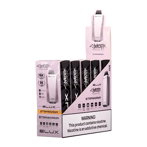 BUY 1 GET 1 FREE Strawnana ELUX Cyberover | Vape Amazon India ELUX