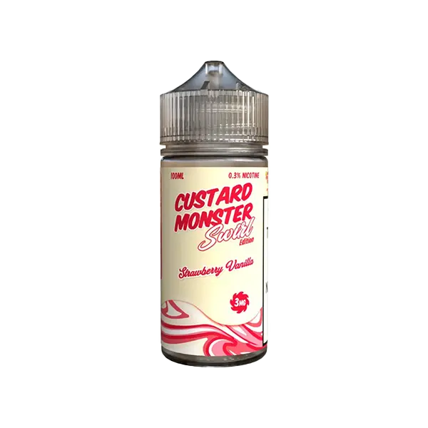 BUY 1 GET 1 FREE Strawberry Vanilla Custard Monster eJuice | Vape Amazon India