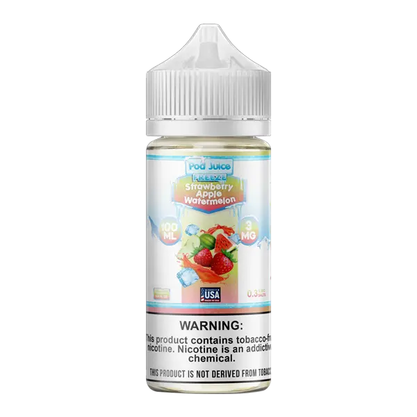 BUY 1 GET 1 FREE Strawberry Apple Watermelon Freeze Pod Juice 100ml | Vape Amazon