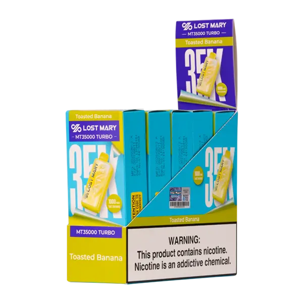 BUY 1 GET 1 FREE Toasted Banana Lost Mary MT35K Turbo | Vape Amazon India Lost Mary