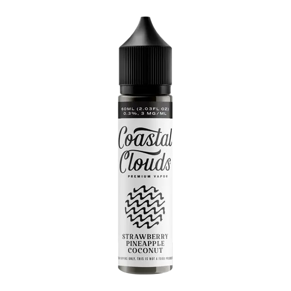 BUY 1 GET 1 FREE Strawberry Pineapple Coconut Coastal Clouds E-Juice | Vape Amazon India