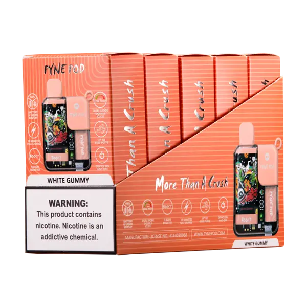 BUY 1 GET 1 FREE White Gummy Pyne Pod Boost | Vape Amazon India Pyne Pod