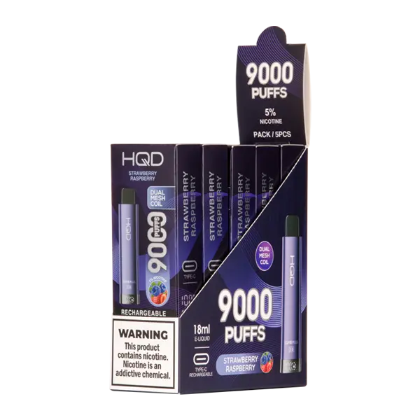 BUY 1 GET 1 FREE Strawberry Raspberry HQD Cuvie Plus 2.0 | Vape Amazon India HQD