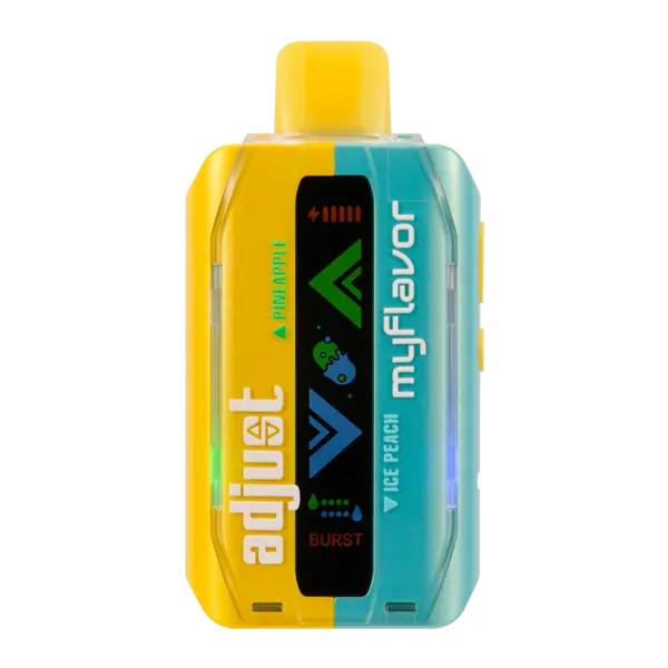 BUY 1 GET 1 FREE Pineapple Ice Peach ADJUST MyFlavor 40K | Vape Amazon India