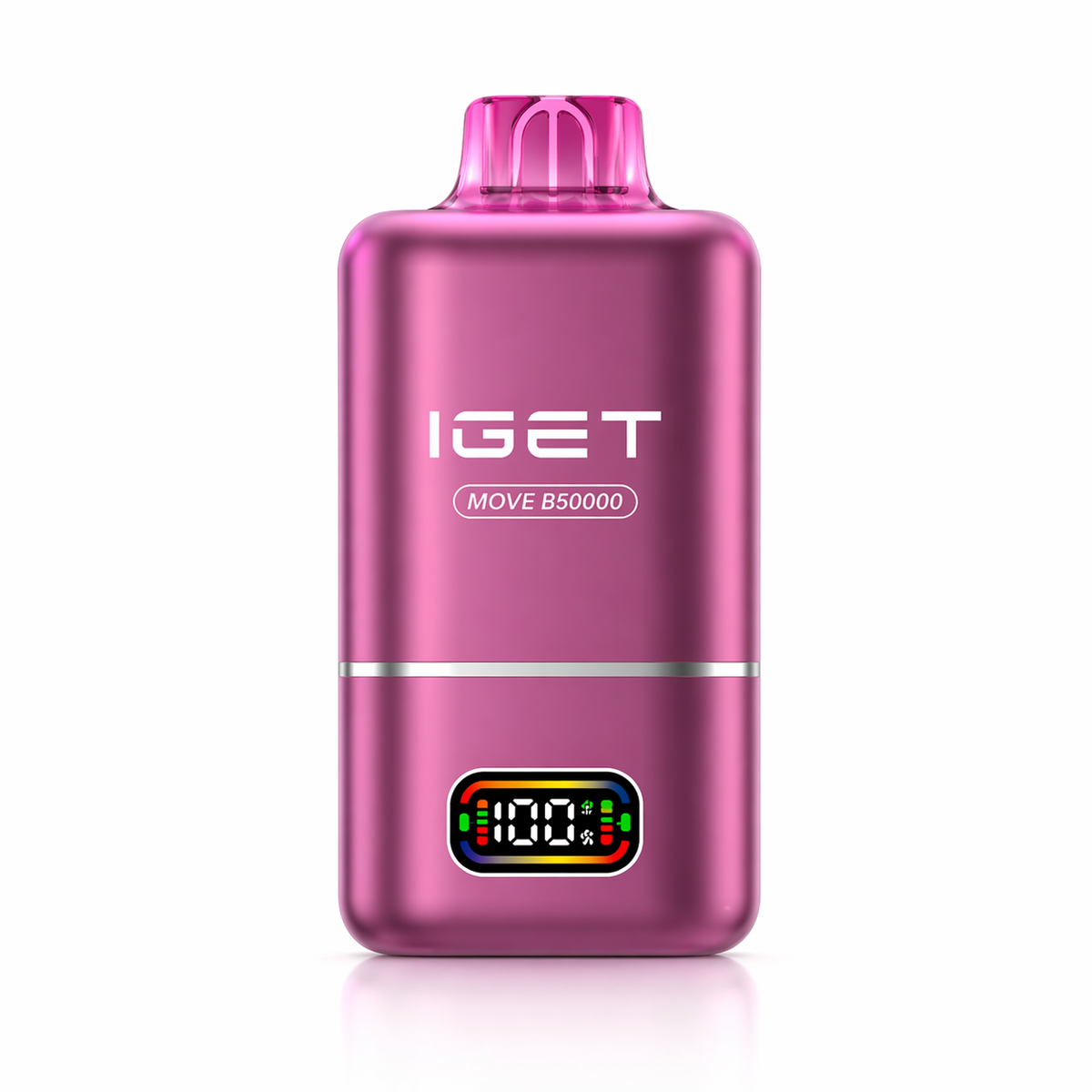 IGET Move B50000 Disposable Vape – 50,000 Puffs Rechargeable Dual Flavour Vape with Smart Display, Dual Mesh Coil & Type-C Charging