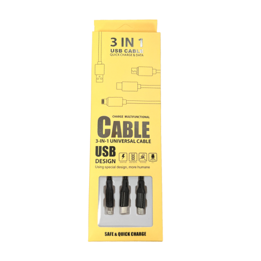3-in-1 USB Cable