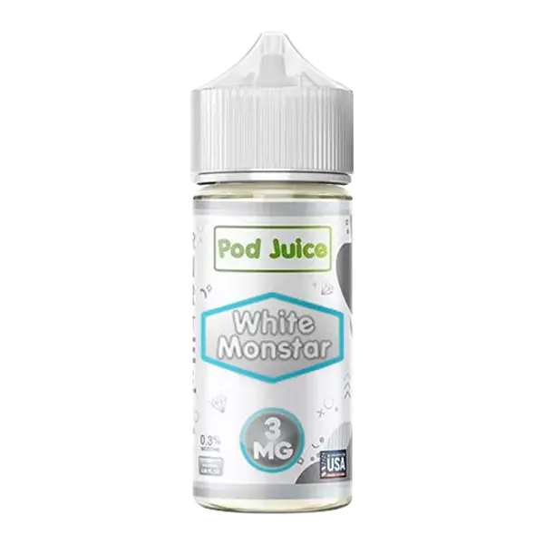 BUY 1 GET 1 FREE White Monster Pod Juice 100ml | Vape Amazon India Pod Juice