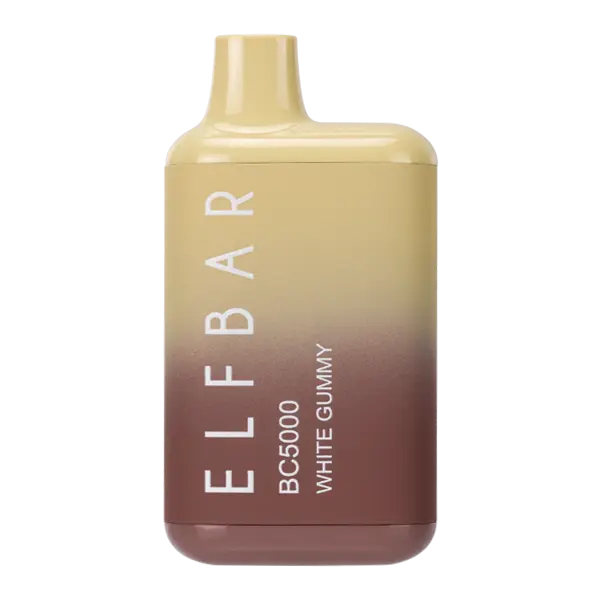 BUY 1 GET 1 FREE White Gummy Elf Bar 5000 | Vape Amazon India Elf Bar
