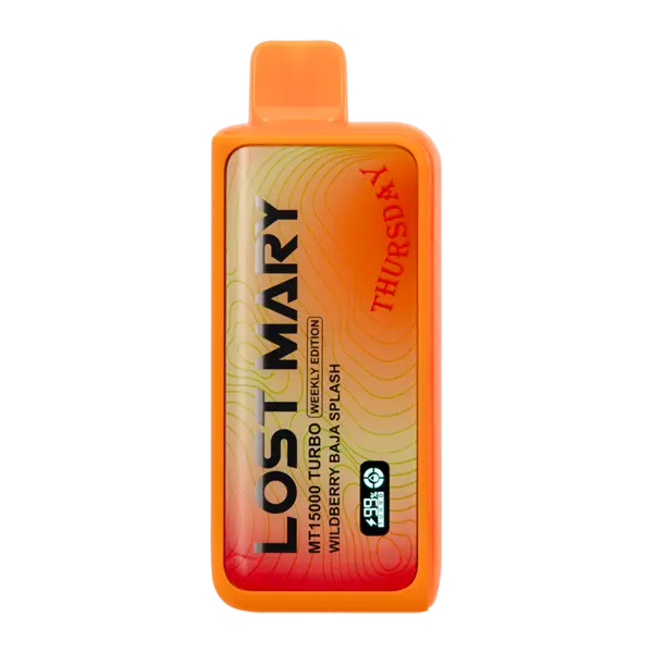 BUY 1 GET 1 FREE Wildberry Baja Splash Lost Mary MT15000 Turbo (Thursday) | Vape Amazon India Lost Mary