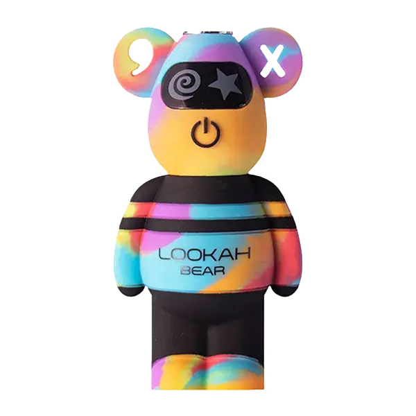 BUY 1 GET 1 FREE Yellow Tie Dye LOOKAH Bear Battery Limited Edition | Vape Amazon India Lookah