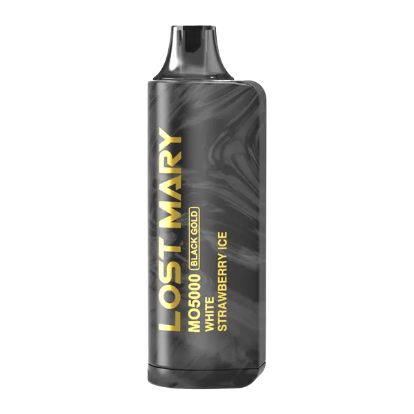 BUY 1 GET 1 FREE White Strawberry Ice Lost Mary MO5000 Black Gold Edition | Vape Amazon India Lost Mary
