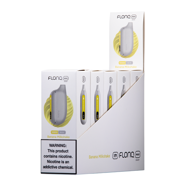 BUY 1 GET 1 FREE Banana Milkshake FLONQ Max Smart | Vape Mumbai India