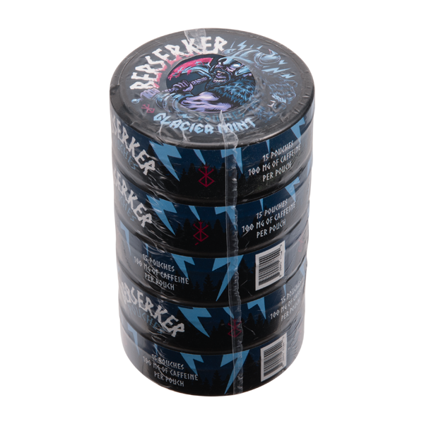 BUY 1 GET 1 FREE Glacier Mint BERSERKER Caffeine Pouch | Vape Amazon India