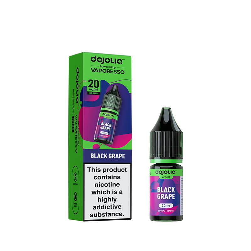 DojoLiq Black Grape 10ml Nic Salt E-Liquid by Vaporesso