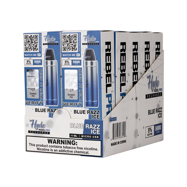 BUY 1 GET 1 FREE Blue Razz Ice Hyde Rebel Pro | Vape Amazon India
