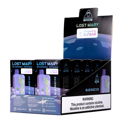 BUY 1 GET 1 FREE Blue Razz Ice Lost Mary OS5000 | Vape Amazon India