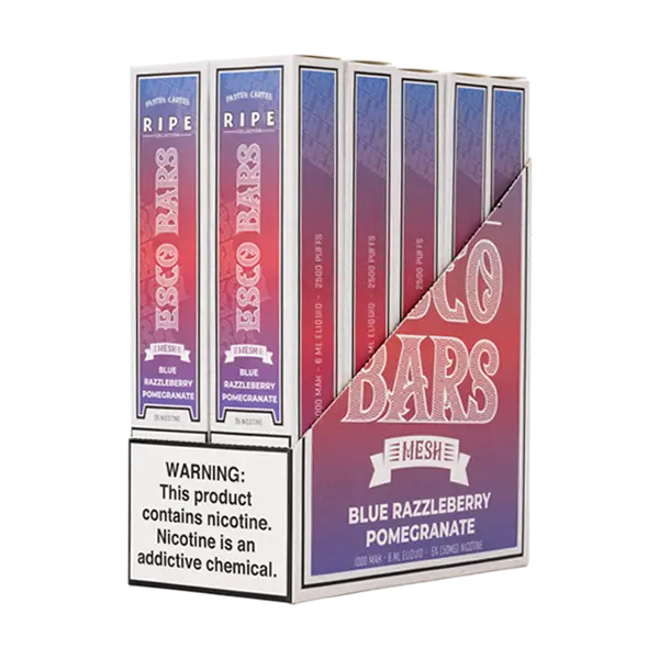 BUY 1 GET 1 FREE Blue Razzleberry Pomegranate Esco Bar | Vape Mumbai India Esco Bar