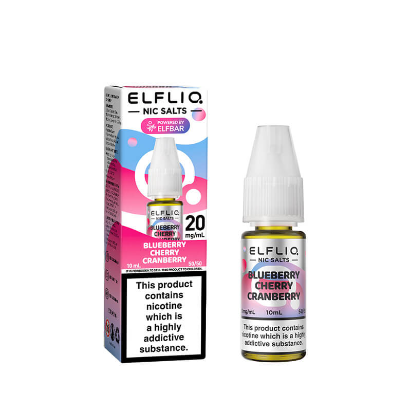 Elf Bar ElfLiq Blueberry Cherry Cranberry Nic Salt E-Liquid