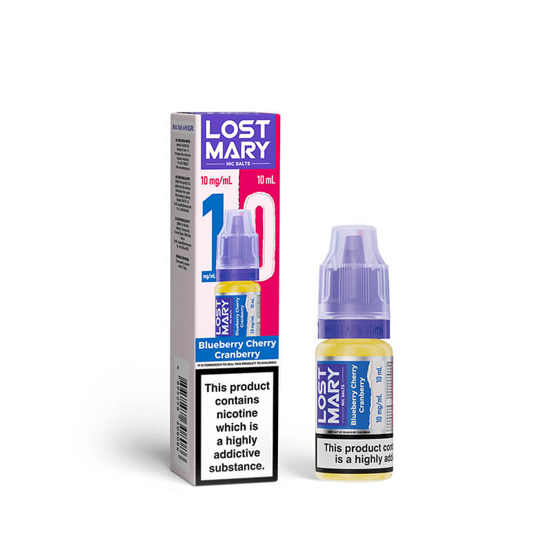 Lost Mary Blueberry Cherry Cranberry 10ml Nic Salts E-Liquid