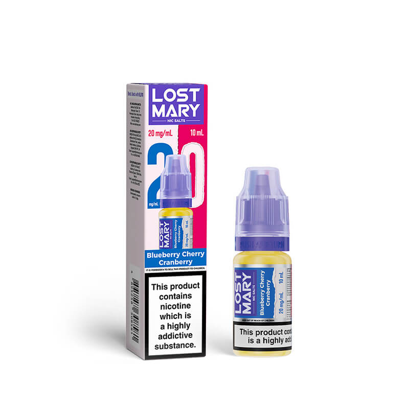 Lost Mary Blueberry Cherry Cranberry 10ml Nic Salts E-Liquid