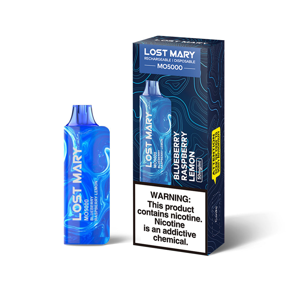 BUY 1 GET 1 FREE Blueberry Raspberry Lemon Lost Mary MO5000 | Vape Amazon India