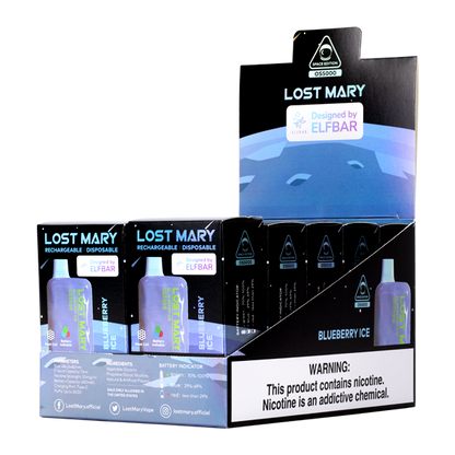 BUY 1 GET 1 FREE Blueberry Ice Lost Mary OS5000 | Vape Amazon India