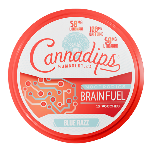 BUY 1 GET 1 FREE Blue Razz CANNADIPS Brain Fuel Pouches | Vape Amazon India