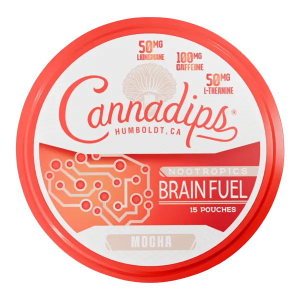 BUY 1 GET 1 FREE Mocha CANNADIPS Brain Fuel Pouches | Vape Amazon India Cannadips