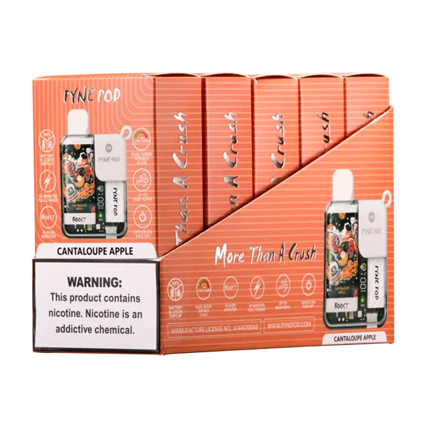 BUY 1 GET 1 FREE Cantaloupe Apple Pyne Pod Boost | Vape Mumbai India Pyne Pod