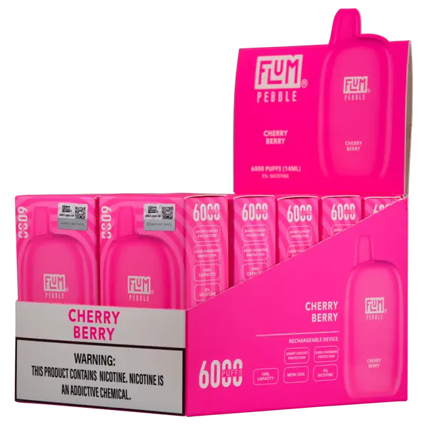 BUY 1 GET 1 FREE Cherry Berry FLUM Pebble | Vape Mumbai India Flum