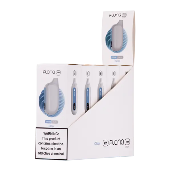 BUY 1 GET 1 FREE Clear FLONQ Max Smart | Vape Mumbai India Flonq