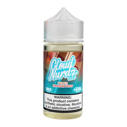 BUY 1 GET 1 FREE Peach Dragonfruit Cloud Nurdz Iced eJuice | Vape Amazon India Cloud Nurdz
