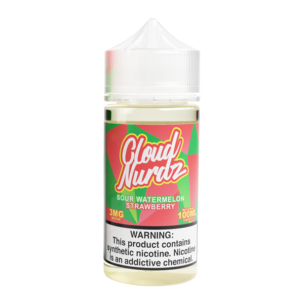 BUY 1 GET 1 FREE Sour Watermelon Strawberry Cloud Nurdz eJuice | Vape Amazon India