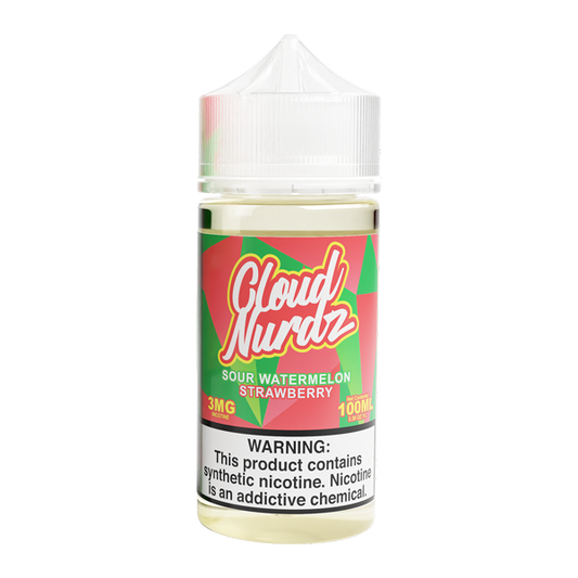 BUY 1 GET 1 FREE Sour Watermelon Strawberry Cloud Nurdz eJuice | Vape Amazon India