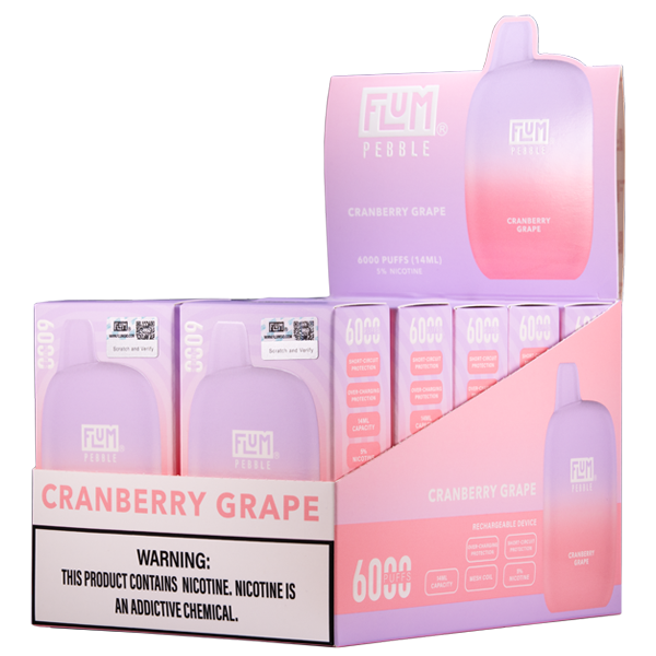 BUY 1 GET 1 FREE Cranberry Grape FLUM Pebble | Vape Amazon India