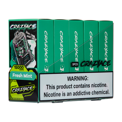 BUY 1 GET 1 FREE Fresh Mint Crazy Ace B15000 | Vape Amazon India