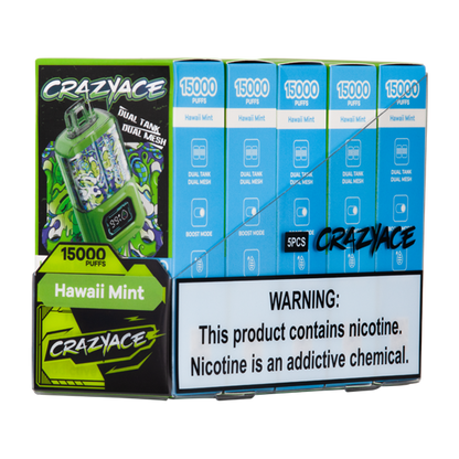 BUY 1 GET 1 FREE Hawaii Mint Crazy Ace B15000 | Vape Amazon India