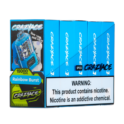 BUY 1 GET 1 FREE Rainbow Burst Crazy Ace B15000 | Vape Amazon India
