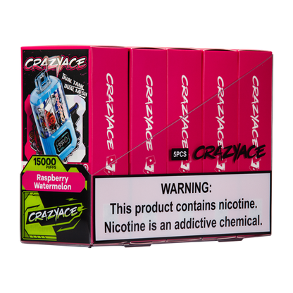 BUY 1 GET 1 FREE Raspberry Watermelon Crazy Ace B15000 | Vape Amazon India