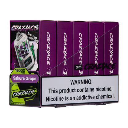 BUY 1 GET 1 FREE Sakura Grape Crazy Ace B15000 | Vape Amazon India