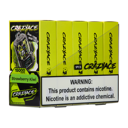 BUY 1 GET 1 FREE Strawberry Kiwi Crazy Ace B15000 | Vape Amazon India