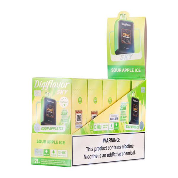 BUY 1 GET 1 FREE Sour Apple Ice Digiflavor Sky | Vape Amazon India